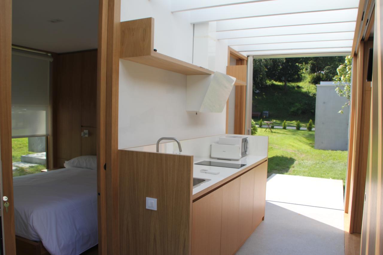 Bungalow Camping Los Manzanos Санта Круз де Олейрос Екстериор снимка